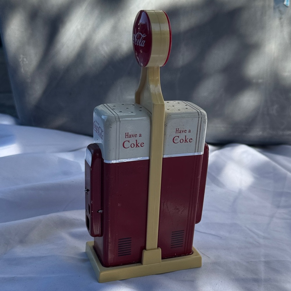 Vintage 90s Coca-Cola Red S&P Salt and Pepper Shakers